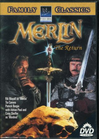 Merlin: The Return (dvd,  2002) Rare Oop Family Classics