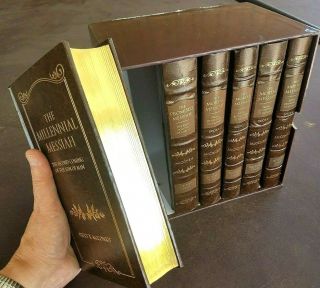 Rare Leather The Mortal Messiah Series Bruce R.  McConkie Box Book Set LDS Mormon 2