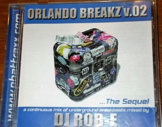 Dj Rob - E - Orlando Breakz 2 The Sequel - Cd - Rare