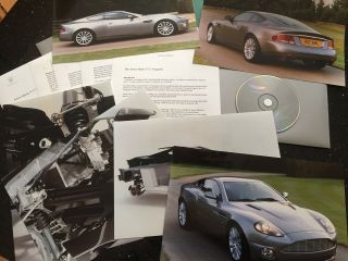 Aston Martin V12 Vanquish Press Pack Portfolio Launch 2001 - Very Rare