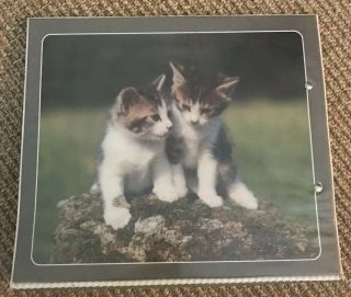 Mead Trapper Keeper Kittens Cat Vintage details 80’s 90’s RARE 3