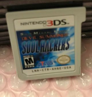 Rare Shin Megami Tensei Devil Summoner: Soul Hackers Nintendo 3ds 2ds Xl Atlus