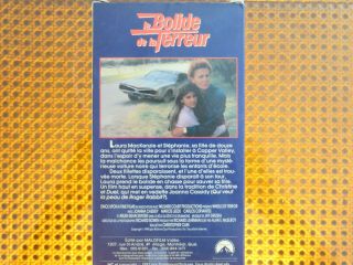 LE BOLIDE DE LA TERREUR (WHEELS OF TERROR) VHS VG MEGA RARE FRENCH NTSC 2