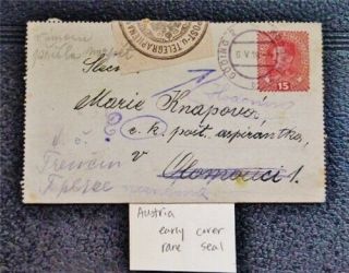 Nystamps Austria Stamp Early Cover Rare Seal