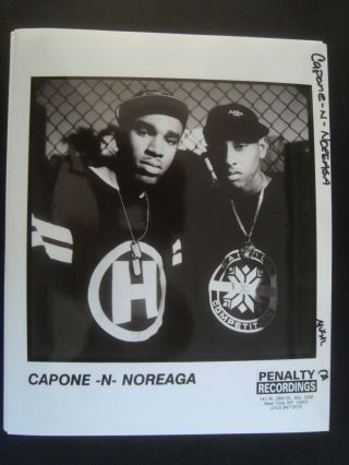 Capone N Noreaga Rare Promo Press Photo B&w 8x10 A