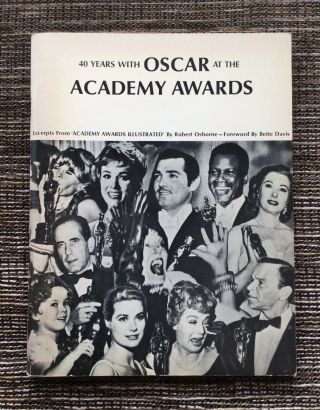 Rare 1969 Vintage 40 Years With Oscar At The Academy Awards,  Robert Osborne