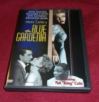 The Blue Gardenia Rare Oop Image Dvd Fritz Lang,  Anne Saxter,  Ann Southern