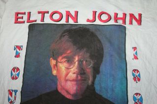 1995 Elton John Believe Tour Shirt XL Concert Summer Rare 2
