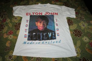 1995 Elton John Believe Tour Shirt XL Concert Summer Rare 4