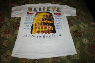 1995 Elton John Believe Tour Shirt XL Concert Summer Rare 8