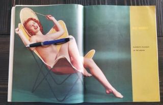 1954 Playboy November Vol 1 12 RARE w/ Diane Hunter & Hugh Hefner 3