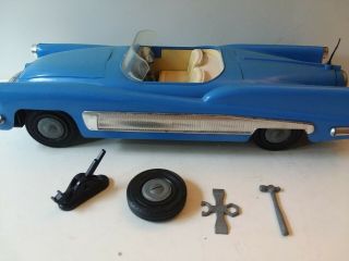 Ideal Toy Co.  Xp 600 Plastic 1/12? Scale Model Car 1954? Rare Vintage Toy