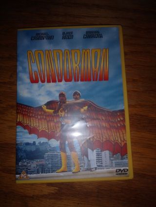 Condorman 1981 Dvd Rare Oop Disney Comic Book Hero Movie