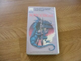 Sorceress Fantasy Adventure Vhs 1982 Leigh & Lynette Harris Sword & Sorcery Rare