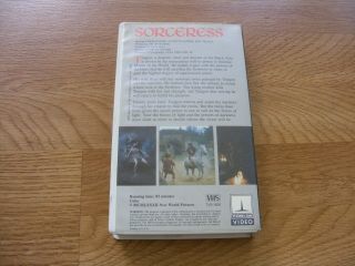 SORCERESS Fantasy Adventure VHS 1982 Leigh & Lynette Harris Sword & Sorcery Rare 2