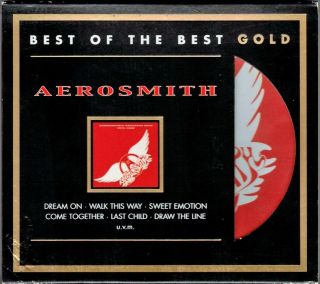 Aerosmith:greatest Hits 1973 - 88 - Best Of - 17 Tracks - 24kt Gold - Sony Germany - Rare