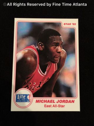 Rare Michael Jordan 1985 Star 