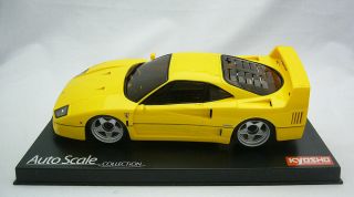Kyosho Mini - Z Asc (body Set) Mzc21y Ferrari F40 Yellow Very Rare