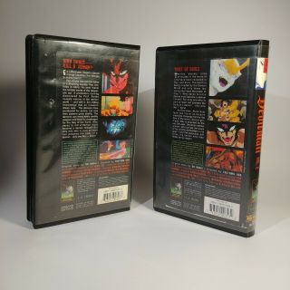 Devilman Vol.  1 & 2 VHS Go Nagai Anime LA Hero Rare Dark Image Entertainment 3