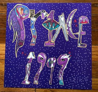 Prince 1999 Rare Promo 12 X 12 Poster Flat 1982