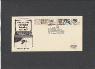 1982 Information Technology Veldale First Day Cover.  Rarely Seen.
