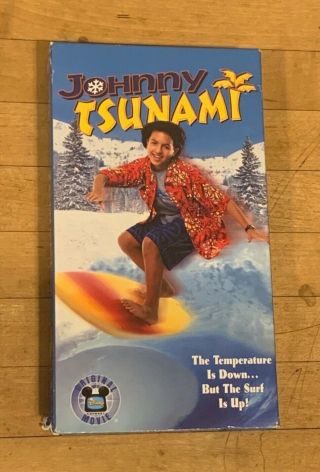 Johnny Tsunami Vhs - 2002 - Oop Rare Blue Cassette Disney Channel Movie