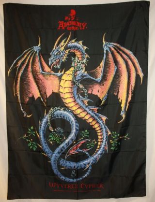 Rare Alchemy Wyverex Cypher 29 " X43 " Cloth Poster Fabric Flag Tapestry Art -
