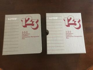 NOS Lotus 1 - 2 - 3 123 Release 1A ROM Version for IBM PCjr - Very Rare 5