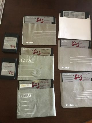 NOS Lotus 1 - 2 - 3 123 Release 1A ROM Version for IBM PCjr - Very Rare 6