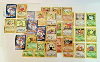 Pokemon Trading Card Game Jungle Set 53 Of 64 Cards Commons Uncommons Rares Holo