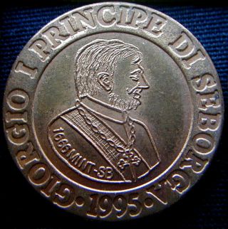 1995 Italy Seborga Principate Rare Coin 1 Luigino Unc Giorgio I