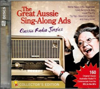 The Great Aussie Sing - Along Ads - Rare 2cd 2010 Vegemite Aeroplane Jelly Mortein