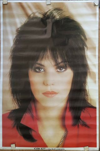 Joan Jett Poster Bi - Rite 1982 / Approx 22 X 35 Rare