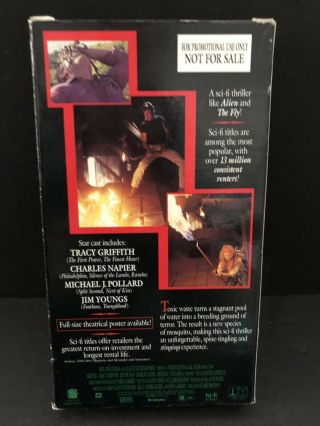 Skeeter - VHS Rare Promo Demo Screener - 1994 B Horror - Tracy Griffith - OOP 4