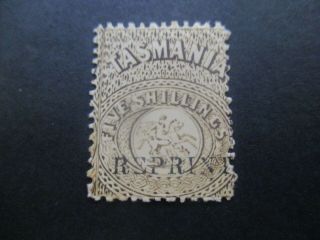 Tasmania Stamps: Fiscals Reprint - Rare (f114)