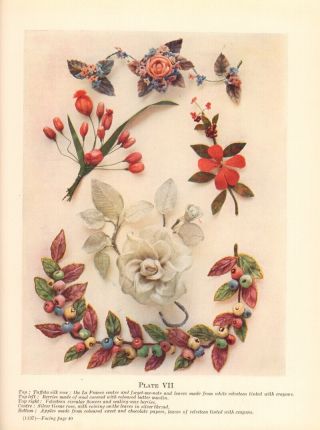 Circa 1925 Artificial Flower Making Janet Baskin Millinery Decorative Rare Fab