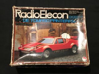 Radio Elecon De Tomaso Pantera Gt 95 Vintage Rare Die Cast Rc Toy Car -