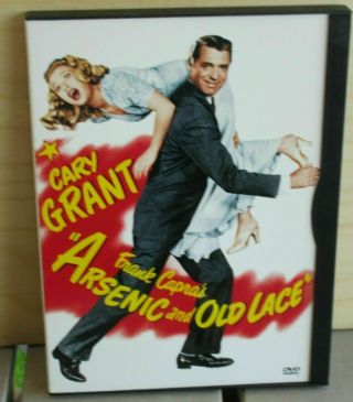 Arsenic And Old Lace (dvd) Cary Grant ,  Ships Region 1 $18.  00 Rare Oop