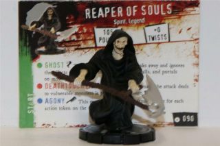 Wizkids Heroclix Horrorclix 090 Reaper Of Souls Rare W/card