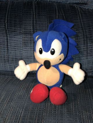 Rare Htf Vtg Dakin Sega Sonic The Hedgehog Plush Stuffed Doll 1993 10”