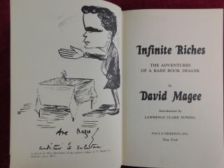 DAVID MAGEE: INFINITE RICHES,  ADVENTURES of RARE BOOK DEALER/SIGNED/ RARE $100, 3