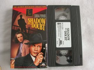 Alfred Hitchcocks Shadow Of A Doubt Teresa Wright Joseph Cotton Rare Htf Vhs