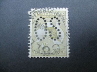 Kangaroo Stamps: Large Perf Os - Rare (f241)