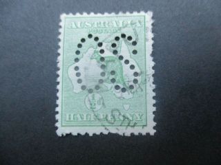 Kangaroo Stamps: Large Perf Os - Rare (f246)