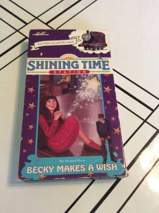 Shining Time Station Becky Makes A Wish Rare & Oop Kid Vision Home Video Vhs