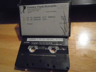 Rare Promo Carmen Electra Demo Cassette Tape Go Go Dancer Prince Paisley Park 92