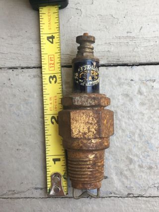 Vintage,  Very Rare,  Antique Golden Giant Spark Plug