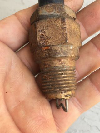 Vintage,  Very rare,  antique Golden Giant spark plug 5
