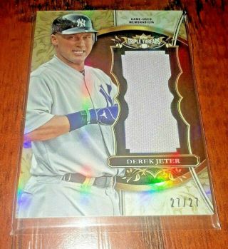Derek Jeter Game Jersey Rare Only 27 Exist In The World From Fresh Pack