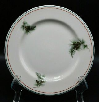 Only 1 Rare Syracuse China Pine Cone Dinner Plate 10 " - 2 Available